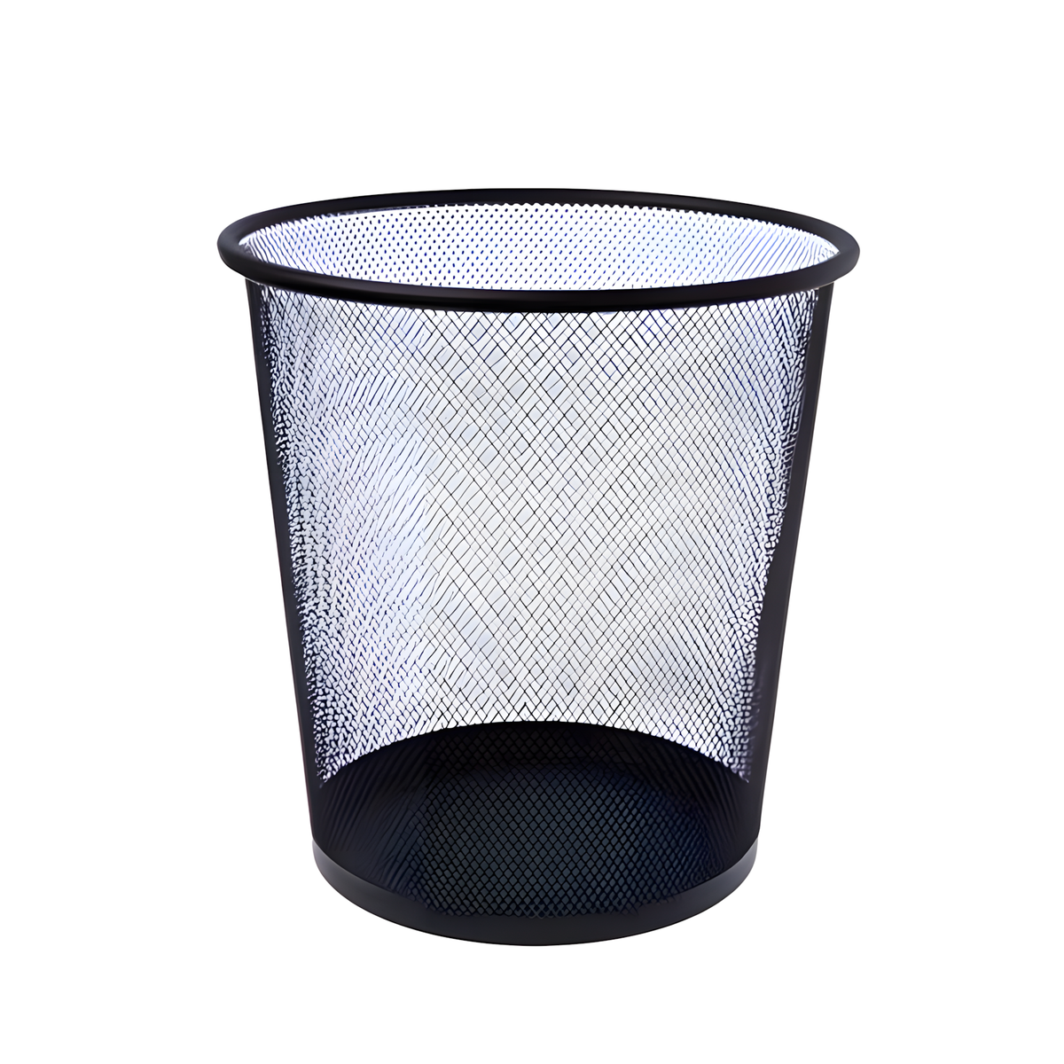 Large Quality Multipurpose Black Round Mesh Paper/Trash Bin