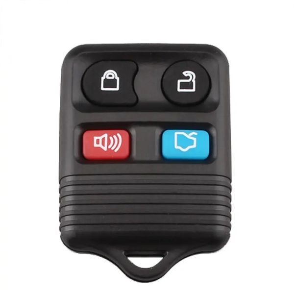 4 Buttons Blank Remote Key Case Shell Cover Replacement Compatible With Ford