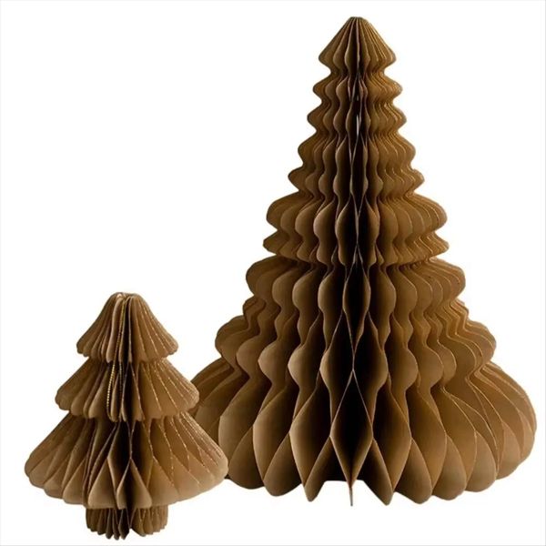 Mini Christmas Tree 3D Paper Decoration Christmas Photo Props Decoration