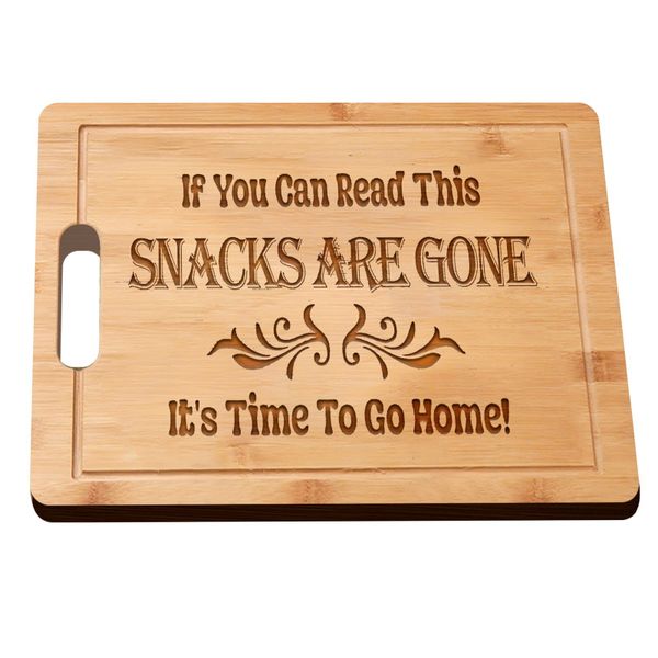 Funny Bamboo Cutting Board Charcuterie Board New Home Decor for Kitchen