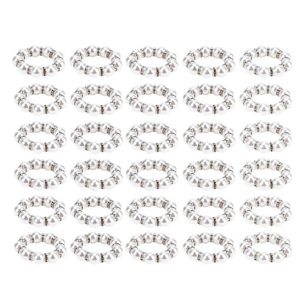 30 Pack Napkin Rings Buckles Napkin Rings Stretched Napkin Ring Holder