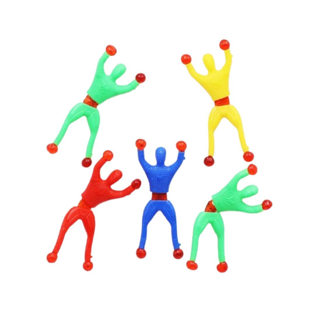 20Pack Sticky Wall Climbers Party & Classroom Superman Random Colors