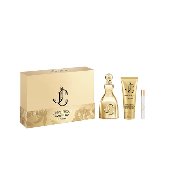 Jimmy Choo I Want Choo Le Parfum Gift Set 100ml+7,5ml Travel Spray +Body lotion 100ml
