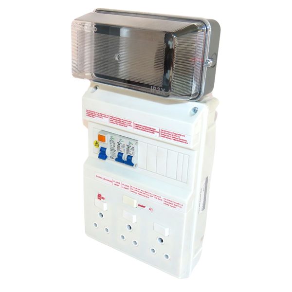 Populated Ready Board With Bulkhead and Earth Leakage + Circuit Breakers