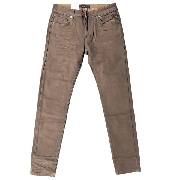 Replay RS65 ResinPlus Skinny Jeans - Brown
