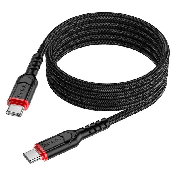 60W Braided types c to types c Fast Charging Cable 2m Anti-Bending-Hoco-X59
