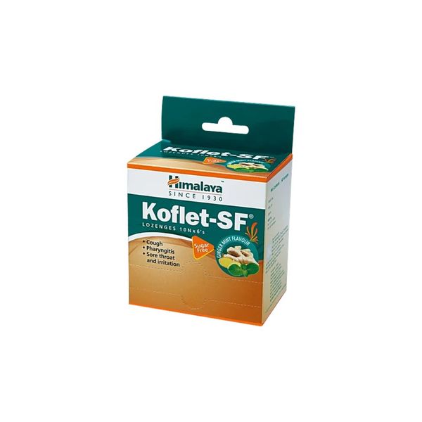 Himalaya Koflet-SF Lozenges - Ginger Mint Flavour