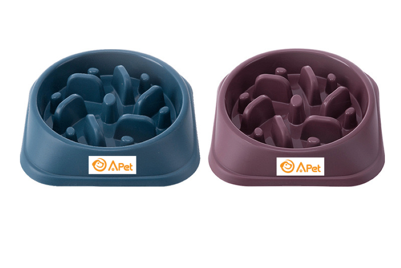 A-PET Slow Feeder Pet Bowl - Medium to Large Pets - Wet or Dry Food