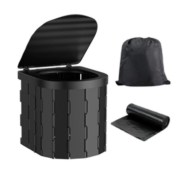 Portable Camping Toilet Folding Toilet With Lid For Adults Camping Hiking