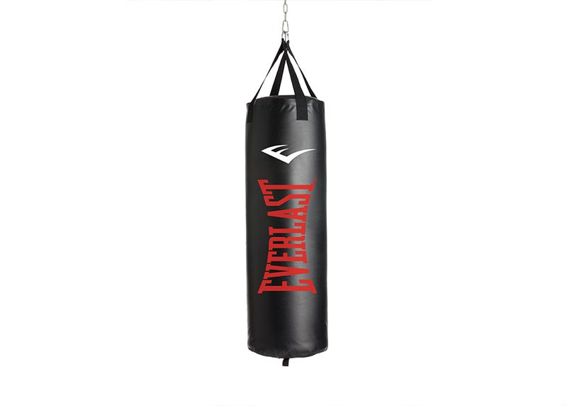 Everlast Nevatear Heavy Bag with Chain &amp; Swivel - XLarge Black &amp; Red