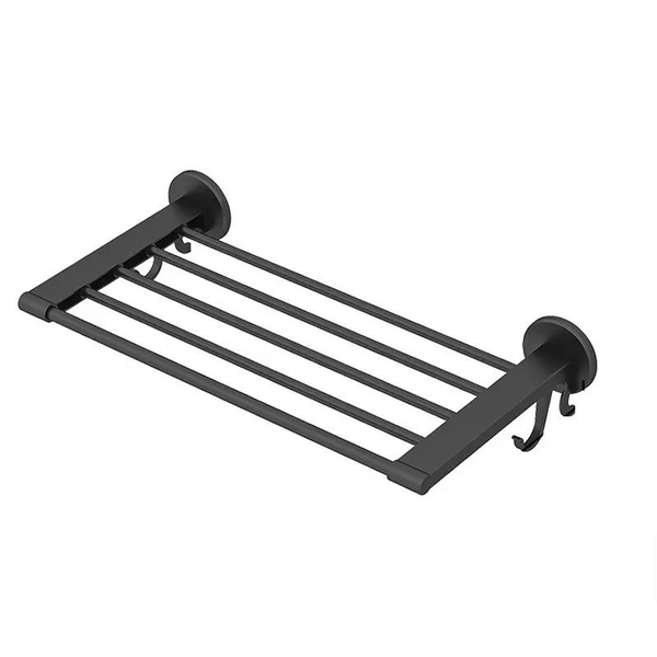 Multi-Functional Wall Mounted Towel Hanger Holder Rack-white