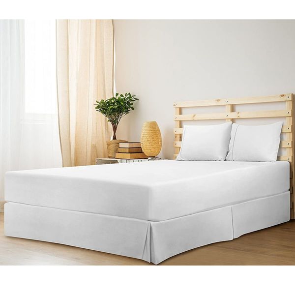 Luscious Living - Easy Fit Sheet Combo - Microfibre Frill Valance Sheet