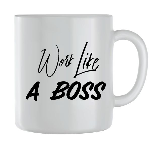 Boss Coffee Mugs for Men Women with Motivational Saying Graphic Cup Gift224