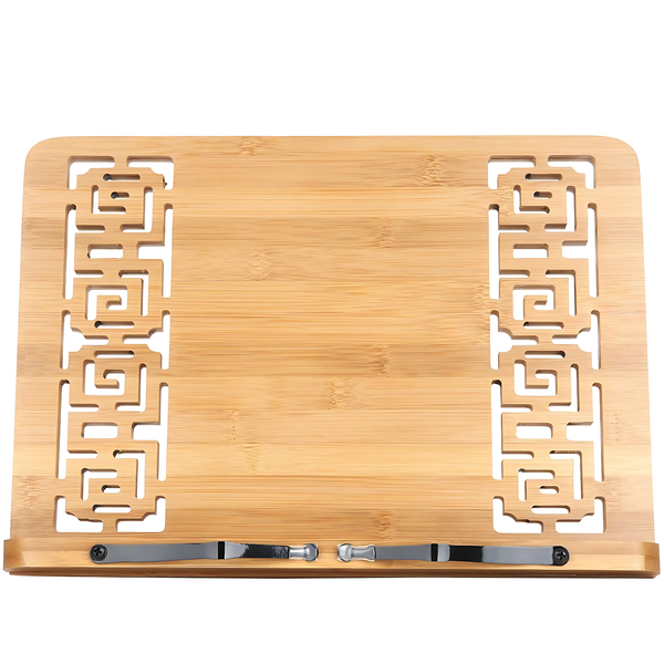 Bamboo Book Stand Reading Stand Cookbook Holder