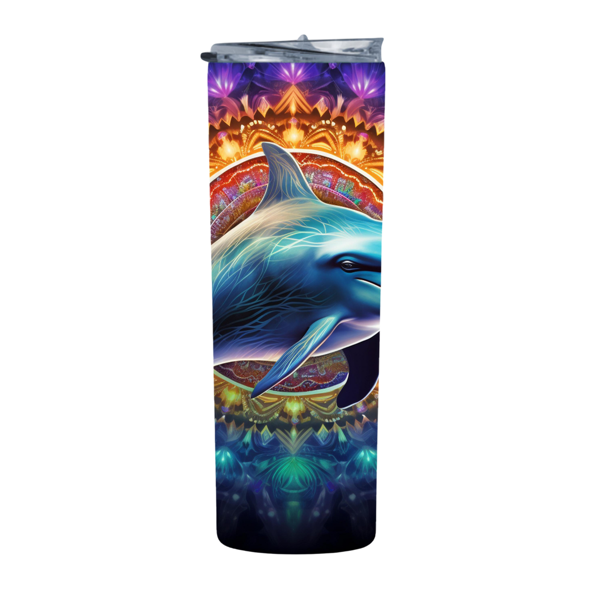 Psychedelic Dolphin 1 20 Oz Straight Skinny Tumbler 247 | Shop Today ...