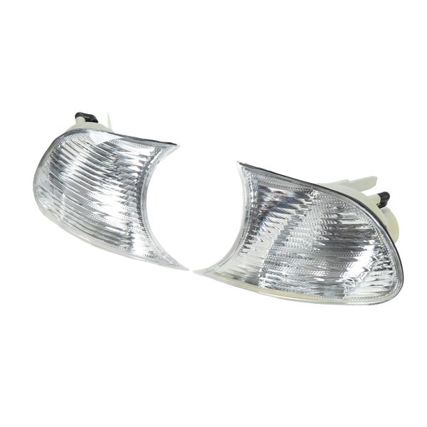 Car Front Corner Turn Signal Lights 3 Series E46 Coupe 1998-2001 White