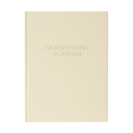 Dear Diary Our Wedding Planner - A4 Hardcover - Beige Linen - 160+ Pages Image