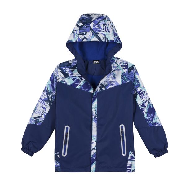 Kiwichild- Blue Shapes Boys Winter Jacket