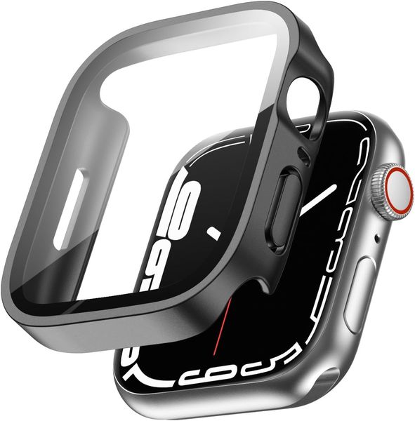 Glass Protector with Bumper Case Compatible with Apple Watch Series 10 46MM