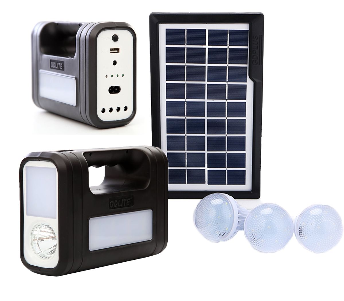 Sunertec - Complete Portable Solar Charged Light System - SSK-8017B ...