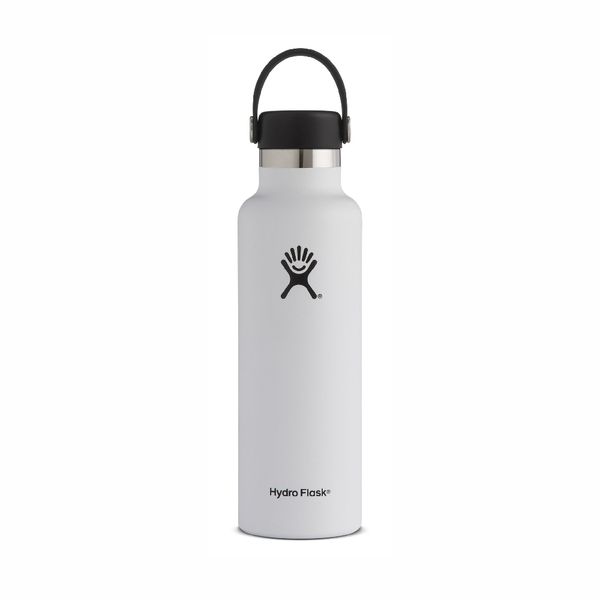 Hydro Flask Standard Mouth wFlex Cap 21oz/621ml - White