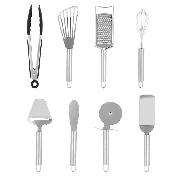 Cheese Grater Pizza Cutter Stainless Steel Butter Spatula Kitchen Tools