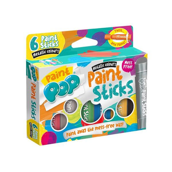 Paint Pop 6 Pack Metallic Colors
