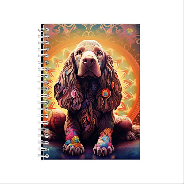 Psychedelic English Cocker Spaniel 2 A5 Notebook Christmas Gift