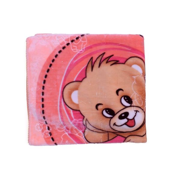 Teddy Mink Super Soft Warm Cartoon Swaddle Baby Blanket
