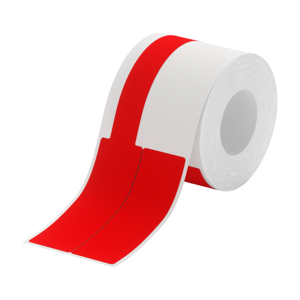 Niimbot-30x45+50mm-80 Red Cable Labels - For B1 / B21 / B3s Printers