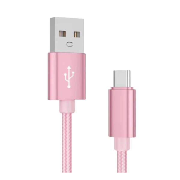 Type-C Fast Charging Cable - Pink