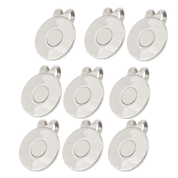 9 Pcs Golf Ball Marker, Magnetic Disc Golf Hat Ball Marker Holder