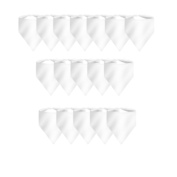 36 Pcs Sublimation Blank Dog Bandana Diy Holiday Dog Scarf