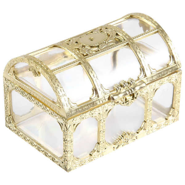 Mini Jewelry Box Candy Ring Earrings Storage Organizer Gold S