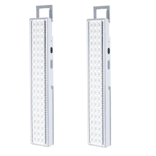 Rechargeable High Capacity Battery Self Standing LED Light - Pack of 2