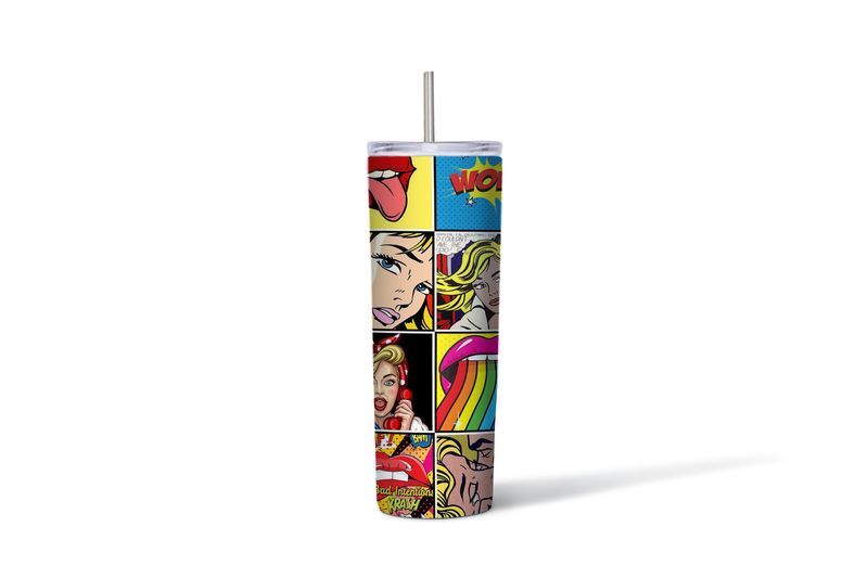 Imaging Architects Pop Art Stainless Steel Tumbler