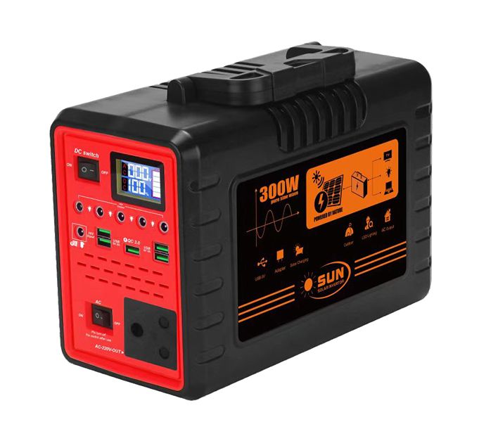 Portable Rechargeable 300w Power Supply Station Solar inverter Generator