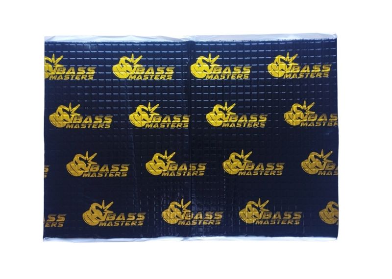 Bassmasters ( 10 Sheets ) Sound Deadening Box Carbon Black