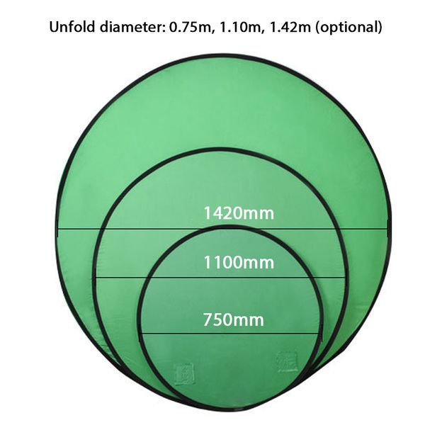 Foldable Green Screen Backdrop Photography Accessory