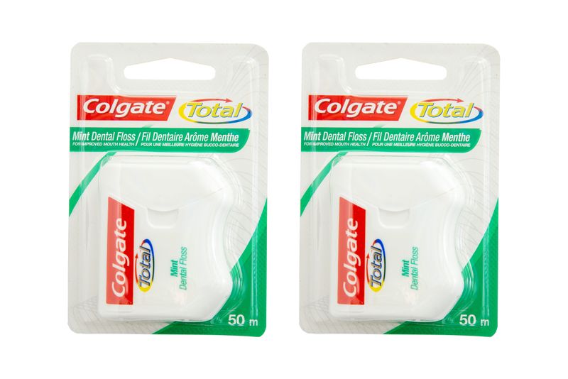 Colgate Floss Mint 50m - 2 Pack