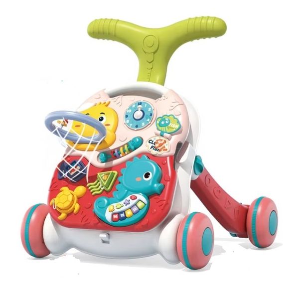 Baby Walker Early Educational High Quality Multifunctional Learning-Blue