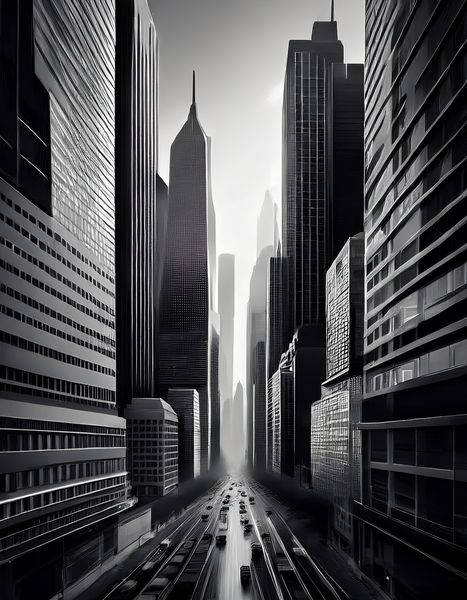 Canvas Home Decor Wall Art - Cityscapes 23828