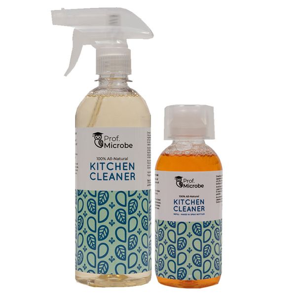 Prof. Microbe Cleaning Range (500ml Spray + 200ml Refill)