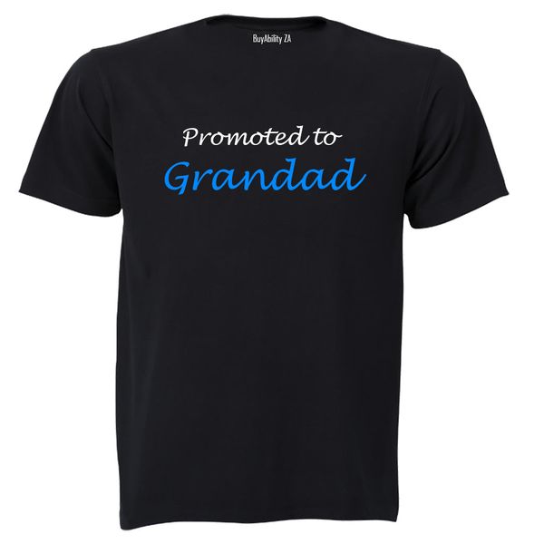 Promoted to Grandad - Adults - T-Shirt