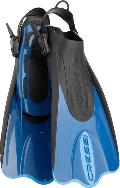 Cressi Palau SAF Short Adjustable Fins - Lightweight Travel Snorkeling Gear