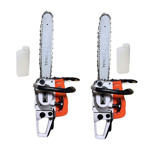 5200 Professional-Grade Gasoline Logging Saw 2-Piece Chainsaw