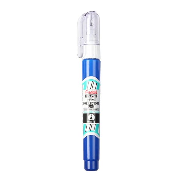 Pentel Correction Fluid Pen Type Metal Tip Fine X 4