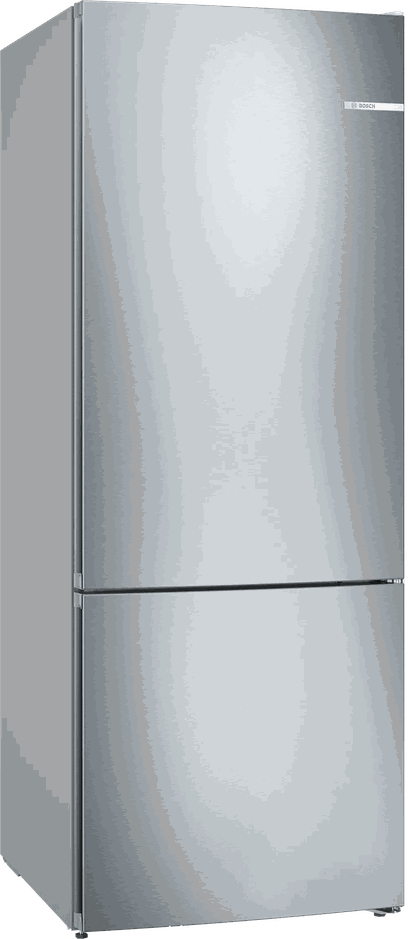 Bosch 480L Bottom Freezer Fridge Serie 4 Brushed Steel | Shop Today ...