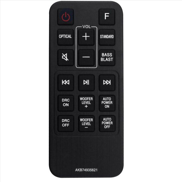 Replace Remote Control for Sound Bar SJ2 SJ2.AEUSLLK SJ2.DEUSLLK