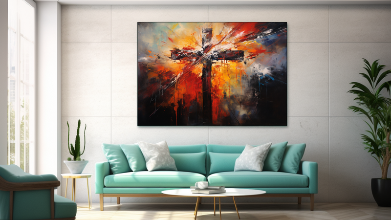 Canvas Wall Art - Sacrificial Love Expression - JT0154